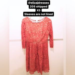 Size XS Eliza J lace dress